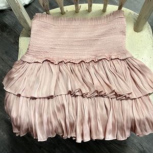 Smocked skirt pink (medium - girls) - great condition